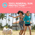 50, 2.5 Oz Coppertone Kids Roll On Sunscreen Lotion SPF Tear Free Kids Sunscreen with Blue Color and Zinc Oxide Sun