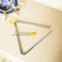 6-Inch Steel Triangle Percussion Instrument with Striker