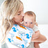 2-in-1 3 Set 12 Pack Baby Burp Cloths & Baby Bibs Design Large Size Layers Thicken Cotton Super Absorbent and Soft Baby