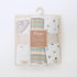 Set, 3-pc. 100% Crane Baby Burp Cloths Charlie Farmhouse Tractor Collection, Soft Cotton Muslin Burp Cloths for Baby