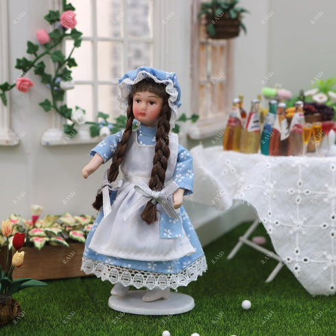 1 12 6 inch Set iland Victorian Dollhouse People for Scale Accessories Miniature Dolls for Dollhouse Little People