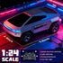 1:24 2WD 2.4GHz 3+ Remote Control Car, Scale Pick-up RC Truck, High Speed All Terrain Off-Road Vehicle with Lights