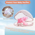 Smlpuame Case,4 Pack Pacifier BPA Free Pacifier Holder Case,Transparent Container Box for Baby BinkyNot