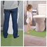 SYMHHA Training-25 Pack,24" 22" Green Disposable Toilet Mats for Clean and Hygienic Bathroom,Upgraded Disposable Toilet