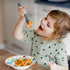 12 Pieces Toddler Utensils Set - Plastic Spoons and Forks for Kids, Reusable Cutlery, BPA Free, Dishwasher Safe