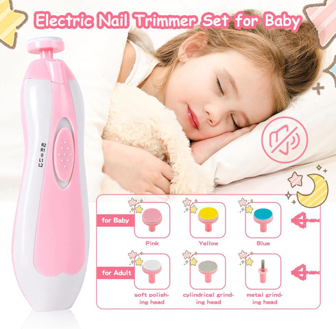 28 1 Trimmer Set in Baby Healthcare and Grooming Kit, Infant Baby Nursery Kit Electric Nail with Gas Colic Passer Nasal