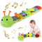 Sumobaby Infant Musical Stuffed Animal Activity Toy, Multi-Sensory Crinkle, Rattle for Tummy Time, Caterpillar
