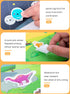 MIKNEKE 1-3 2-4 2 3 4 Jelly Reusable Sticker Books for Toddlers Years, Portable Travel Toys Sticker Activity Book
