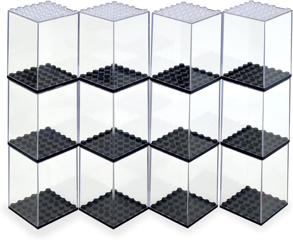 SHIYIJIA Minifigures Acrylic Display Case Action Figure Building Block Display Box High-Transparency Stackable