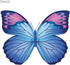 DECOWALL DS9-1302 30 Vibrant Butterflies Kids Wall Stickers, Peel and Stick Removable Decals for Nursery