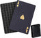 QkonkgnS Diamond Black Waterproof Playing Cards - HD Plastic Deck of Poker Cards,