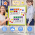 LOOIKOOS Magnetic Ten-Frame Set – Math Manipulative EVA Number Counting Games – Montessori Educational Toy Gift
