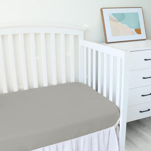 2 Pack, Muslin Crib Sheets for Boys and Girls Ultra Soft Muslin Fitted Baby Crib Sheet for Standard Crib Mattress