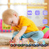 12pc Wooden Magnetic Train Track Set for Toddlers, Montessori Educational Baby Toy for 2-5 Year Olds