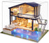 GuDoQi DIY Miniature Dollhouse Kit, Tiny House with Music, 1:24 Scale, Great Gift for Birthday or Christmas