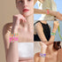 LUYI 32 Pcs Preppy Jewelry Bracelets for Women, Colorful Clay Bead Stackable Friendship Bracelets