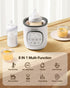 8 1 LAREX Bottle Warmer, Fast Baby Bottle Warmer for Breastmilk and Formula, with Timer and Accurate Temp Control