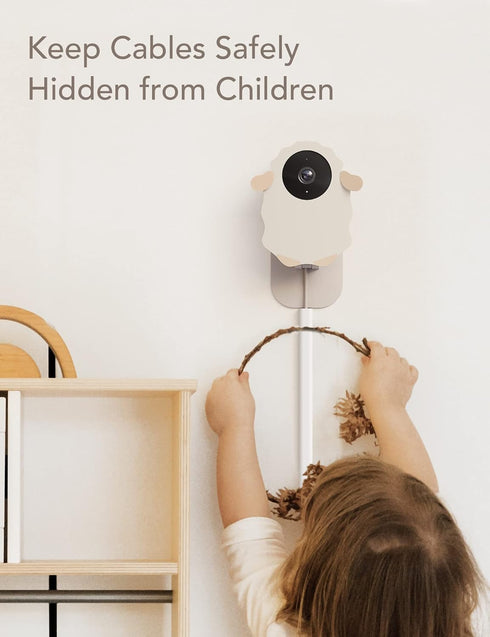 nooie 1080P 2.4G Baby Monitor with Crying Detection, Camera and Audio Night Vision Motion and Sound Detection WiFi Home
