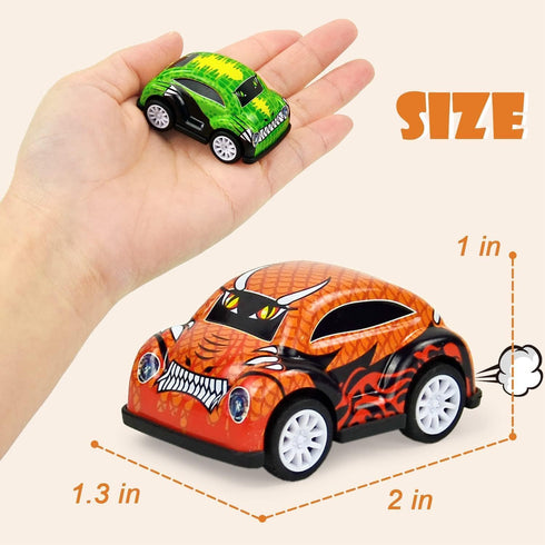 30-Pack Vileafy Mini Pull-Back Race Cars for Kids | Metal Small Toy Cars Bulk for Goodie Bag Stuffers, Birthay Party