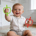 Store 2 Pack 0-6 0-12 0-36 Fu Hollow Teether Tube Apple Shape Chew Straw Sensory Toy for Infant Toddlers Silicone Tubes