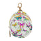 PYBUG Butterfly Round Pacifier Storage Case, Polyester & TPU Lined with Hook Buckle,