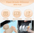 Baby Suction Plate, Silicone Toddler Weaning Plate with Strong Suction, Divided Dish with Fork and Spoon
