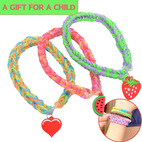 Yestrong 2000+ Rubber Band Bracelet Kit, Loom Bracelet Making Kit, Refill Loom Set for Bracelet Making