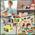 FRUSE Safari Animals Figures Toys, 12PCS Wild Zoo Animals Figurines, Realistic African Jungle Animals Playset for Kids