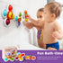 LiKee Strong Suction Cup Fidget Spinnerz Sensory Bath Toys for Baby 6-18 Months, Airplane Car Travel Toys (Farm)