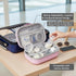 Temeemeg Breast Pump Bag with Waterproof Protection, Portable Breast Pump Storage Bag with Organized Compartments