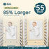 24" 18" 55 Pack Reli. Premium XL Disposable Baby Changing Pad Liners | XL x | | Super Absorbent, Soft, Leak-Proof