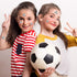 Outus 600 Pcs Self Adhesive Soccer Ball Stickers for Kids, 0.9" and 0.7" Sports Theme for Scrapbooks, Party Favors