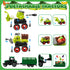MYDOVA 43 2.2lbs Playset, 3 4 5 6 7 8+ Farm Sensory Bin, Pcs Play Sand Farm Toys Farm Animal Trucks Toys with Play