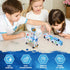 Hjhyqex 2-in-1 Transformation Dinosaur Car Toy - Magnetic Collision Robot Cars for Kids | Fun Collision Transformation