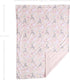 CREVENT Soft Cozy Baby Blankets Set, Unicorn, Boys Girls + Security Blanket, Newborn Essentials with Gift Bag