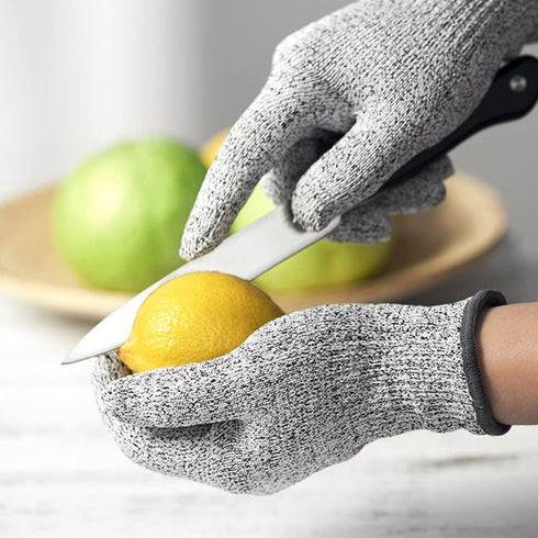 50PCS Set Kids Kitchen Cooking - Crocodile Wooden Kid Safe Knife Cutting Board Apron Gloves Fruit Vegetable Crinkle