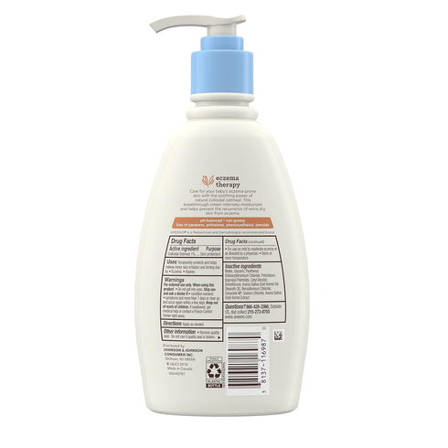 Aveeno Baby Eczema Therapy Moisturizing Cream, 12 fl. oz - Natural Colloidal Oatmeal & Vitamin B5