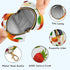 Fruit Round Pacifier Storage Case with Zipper, Portable Pacifier Case for Travel, Diaper Bag & Purse, Pacifier