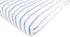 Soft Denim Brushstroke Baby Muslin Fitted Crib Sheet