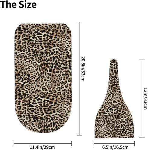 Sanghing Sets Leopard Print Newborn Swaddle Blankets Cheetah Print Baby Stuff Soft Swaddling Blanket With Beanie Gifts