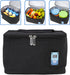 Portable Breastmilk Cooler Bag, Digital Temperature Display, Large Capacity Storage, Oxford Cloth Material, Black