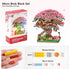 Sets,(2008pcs) Sets Sets 8-12, 8+ XIU Cherry Blossom Treehouse Building Mini Blocks Building for Adults, Japanese