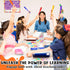 1212 Pcs Magnetic Bingo Wands with Chips - Rainbow Set for Kids Learning, Science, Counting, Sorting Activities