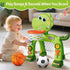 1 1-3 1 AuroTops Toddler Basketball Hoop & Soccer Goal Toy,Dinosaur Toys with Light & Music,Musical Toys for Year Old