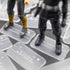 100Packs Star Wars Black Series 6 inch Action Figure Stand with Peg, 1/12 Clear Toy Display Support Stands