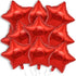 KALOR 18 Inch Red Star Mylar Balloons, 10 Pcs Star Shape Foil Balloons for Wedding, Baby Shower, Birthday Party
