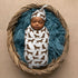 Sets Brown Labrador Retriever Dog Newborn Swaddle Blankets Hat Soft Baby Receiving Blanket Swaddle Sack for Baby Shower