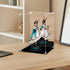 (12x12x15.7 inch; 30x30x40 cm) Acrylic Display Case for Collectibles Assemble Clear Acrylic Display Box with Mirrored