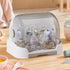 Generic Countertop Feeding Bottle Organizer - Baby Milk Bottles Storage Case, Dustproof Drying Holder Container |