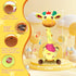 3-18 1-3 Tummy Hunfur Talking Dancing Giraffe Baby Toys for Months, Singing Recording Repeats What You Say with Glowing